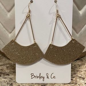 NEW!  Brinley & Co-  The Gemma Swing Gold Sparkle!